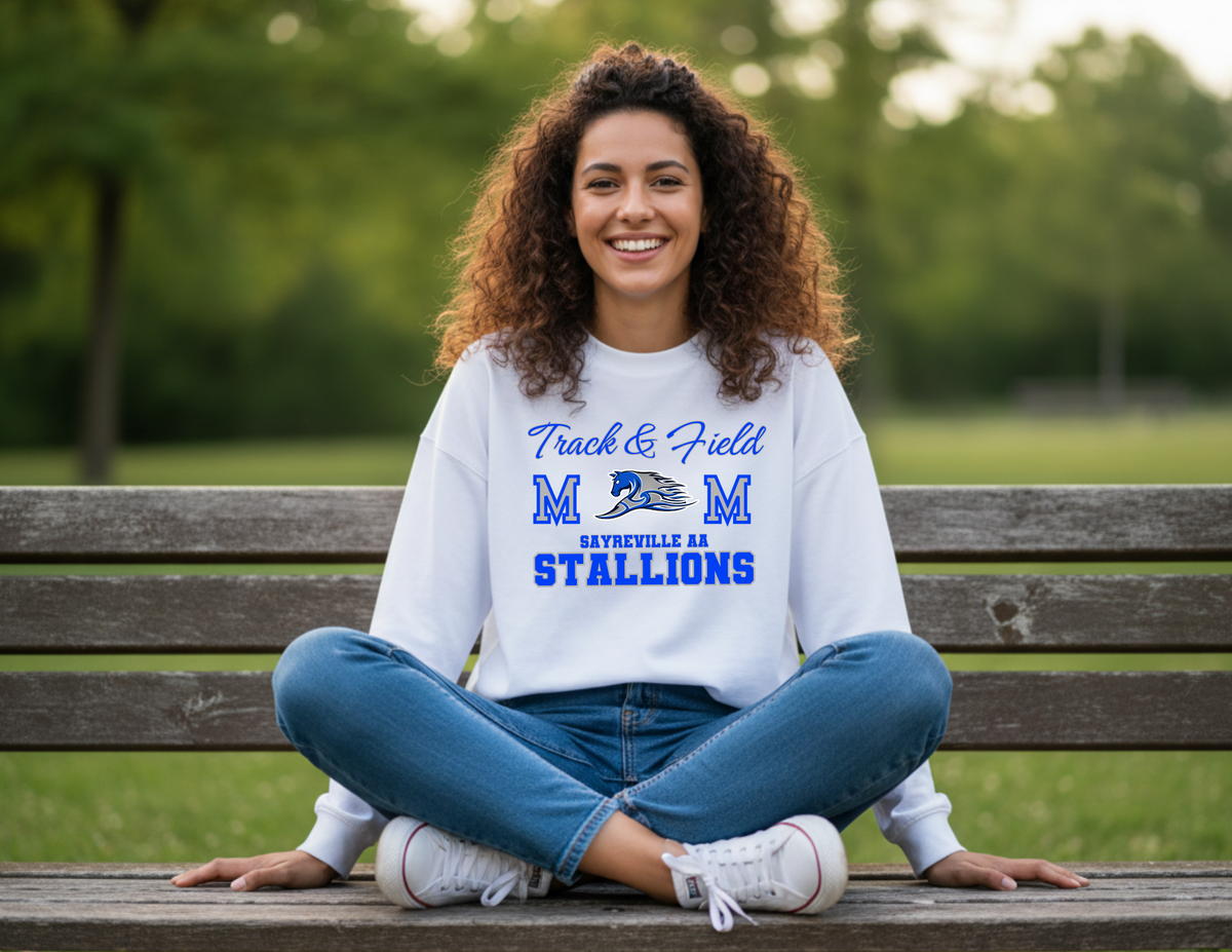 Track & Field Mom Long Sleeve T-Shirt