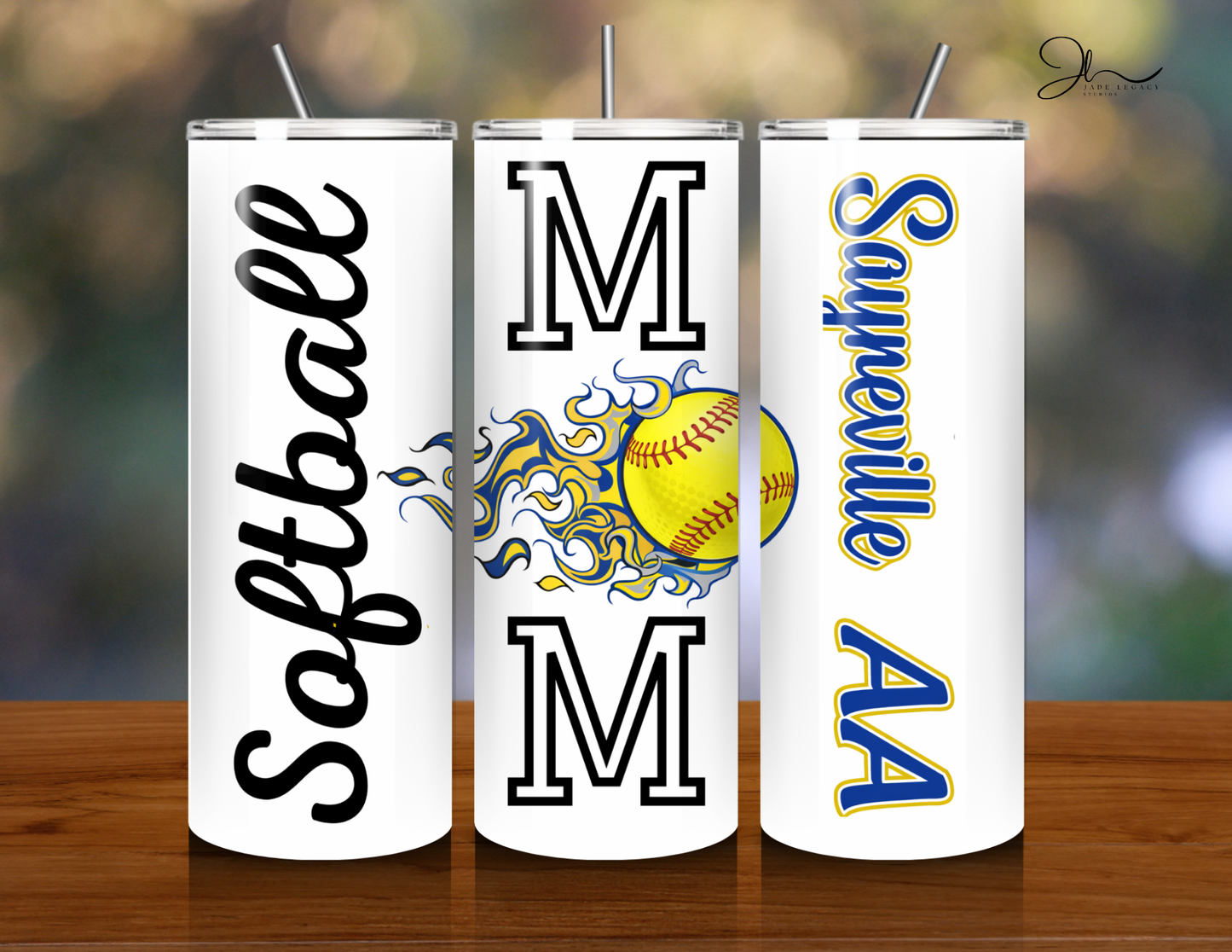 Softball Mom Tumbler 20oz