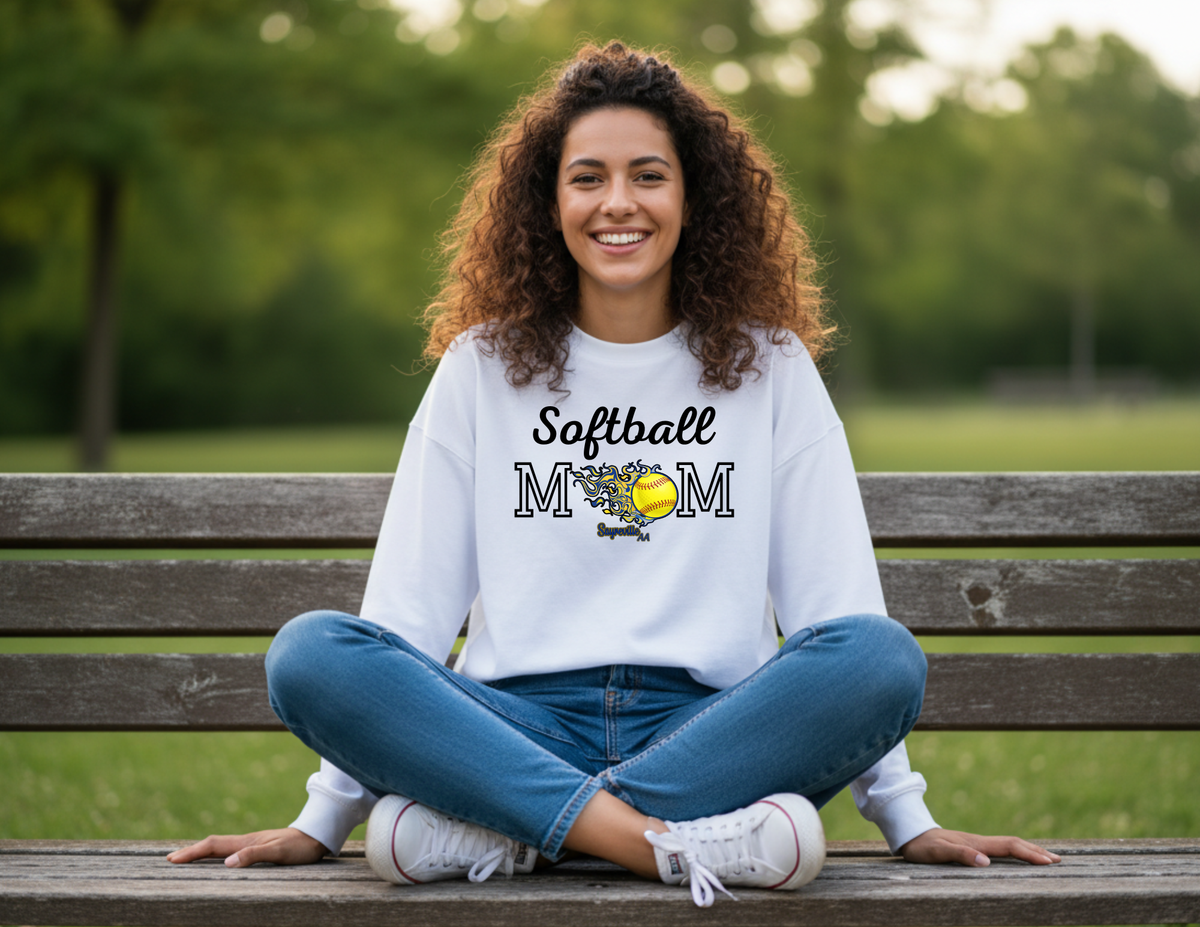 Softball Mom Long Sleeve T-Shirt