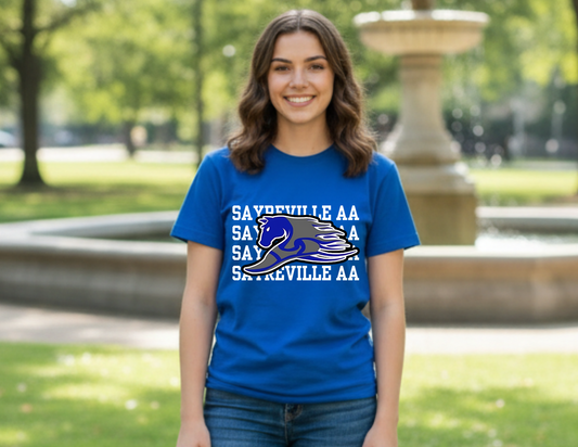 Sayreville AA Track Stacked T-Shirt
