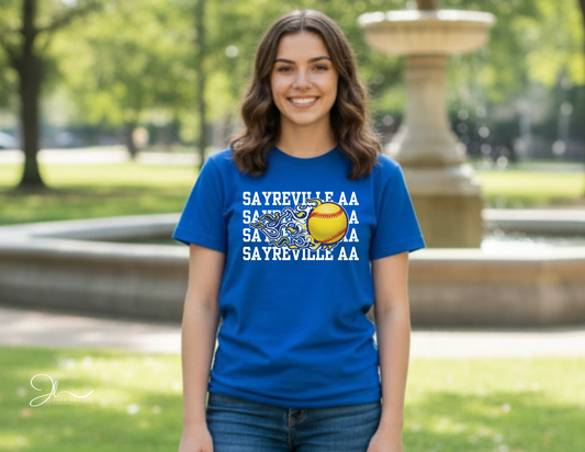 Sayreville AA Stacked Logo T-Shirt