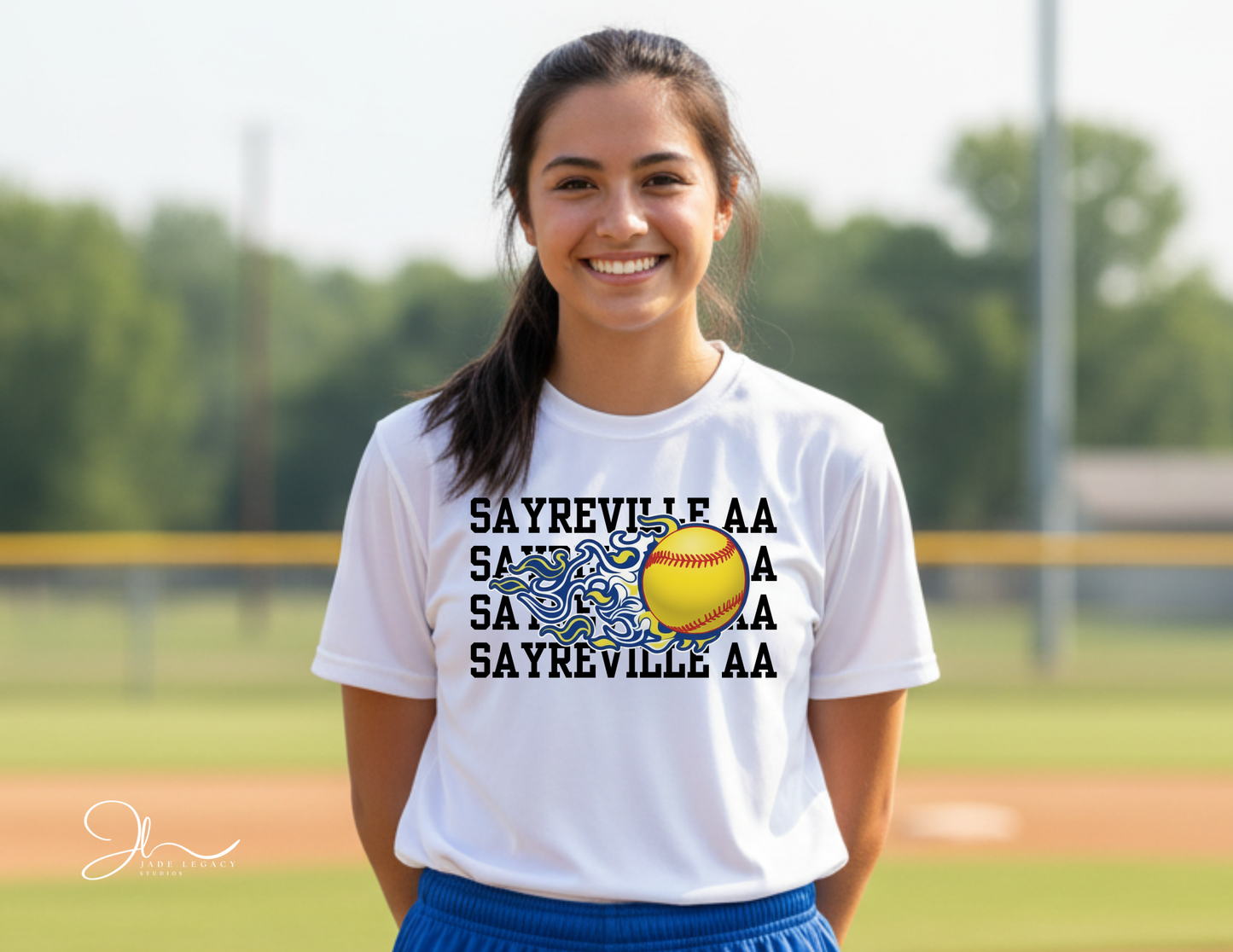 Sayreville AA Stacked Logo T-Shirt