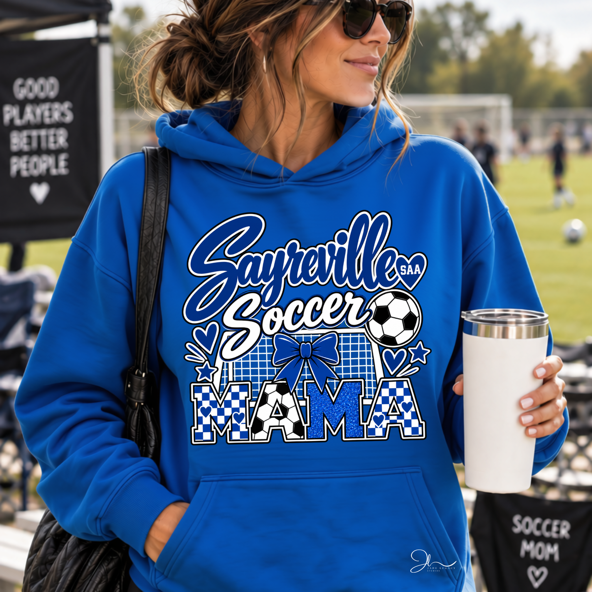 Sayreville Soccer Mama Hoodie