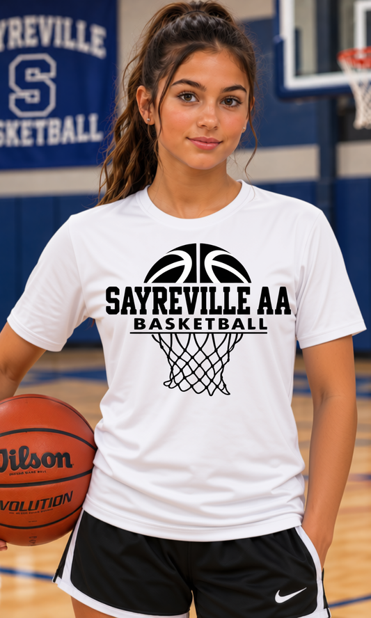 The Net Drop | Sayreville AA Basketball Tee