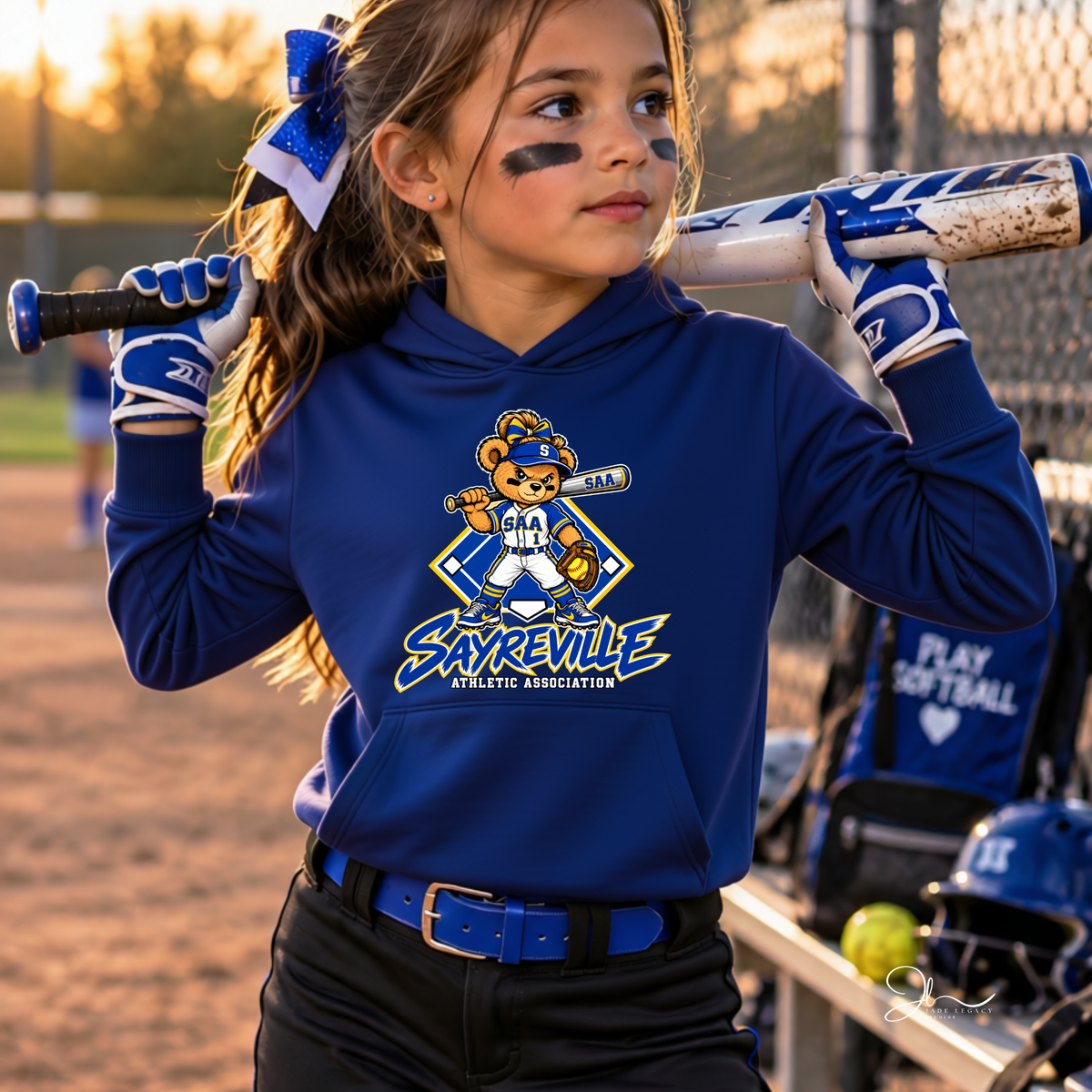 Sayreville AA Softball Mascot Hoodie