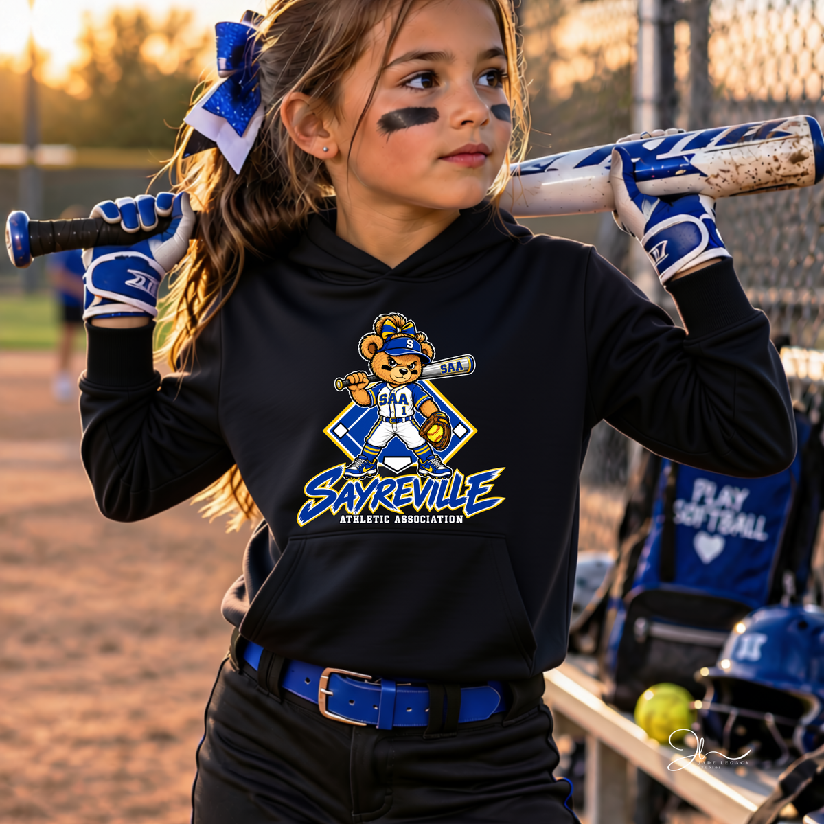 Sayreville AA Softball Mascot Hoodie