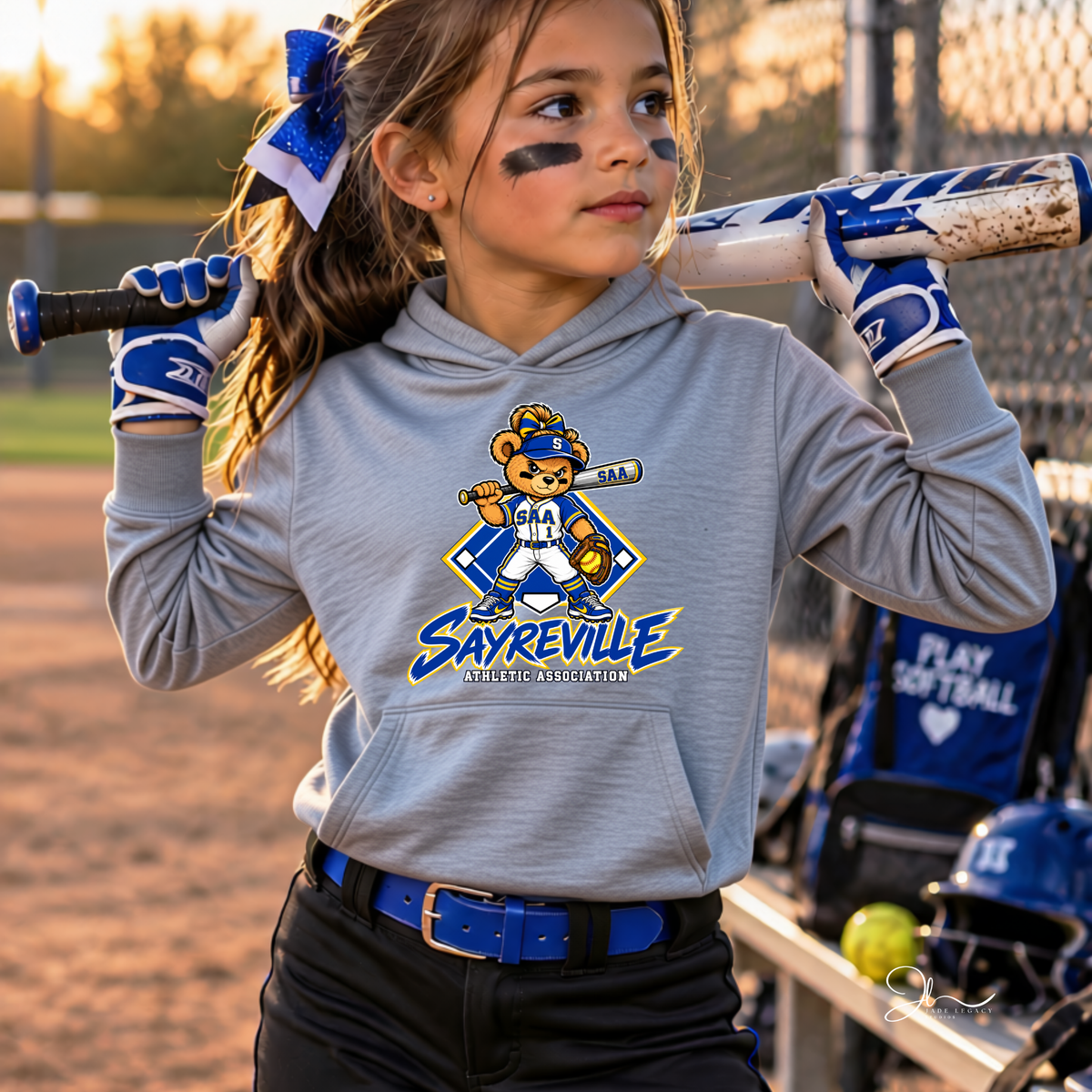 Sayreville AA Softball Mascot Hoodie