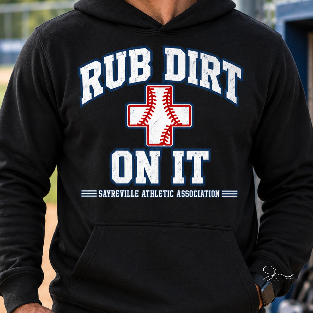 Rub Dirt On It SAA Baseball Hoodie