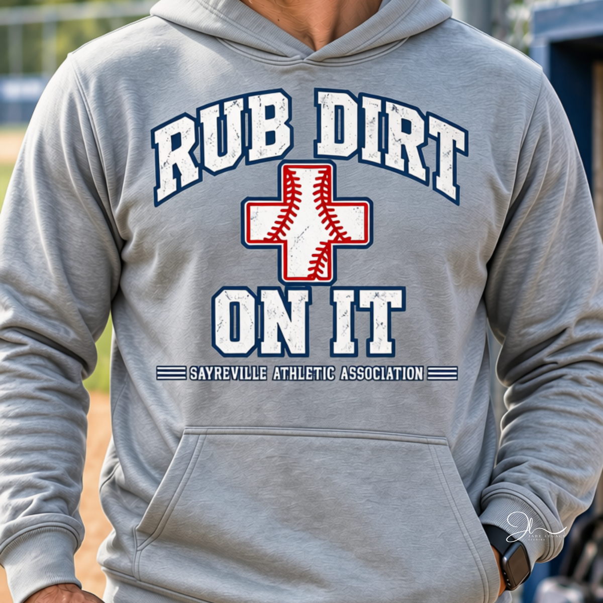 Rub Dirt On It SAA Baseball Hoodie