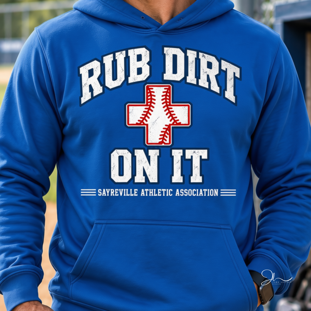 Rub Dirt On It SAA Baseball Hoodie