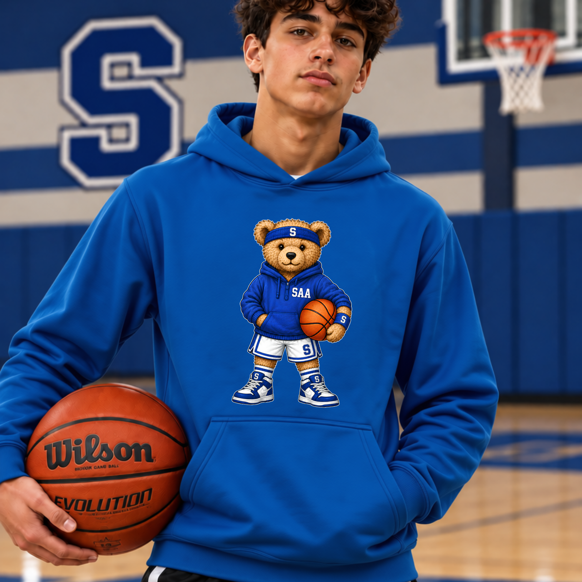 SAA Basketball Bear Hoodie