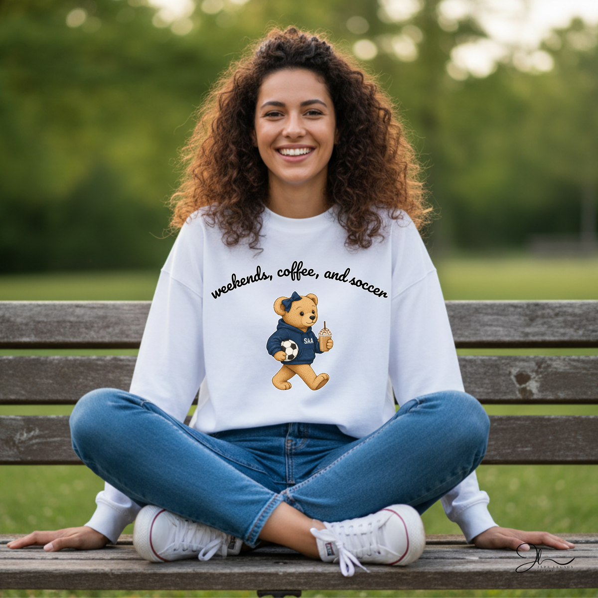 Weekends, Coffee & Soccer Long Sleeve Tee