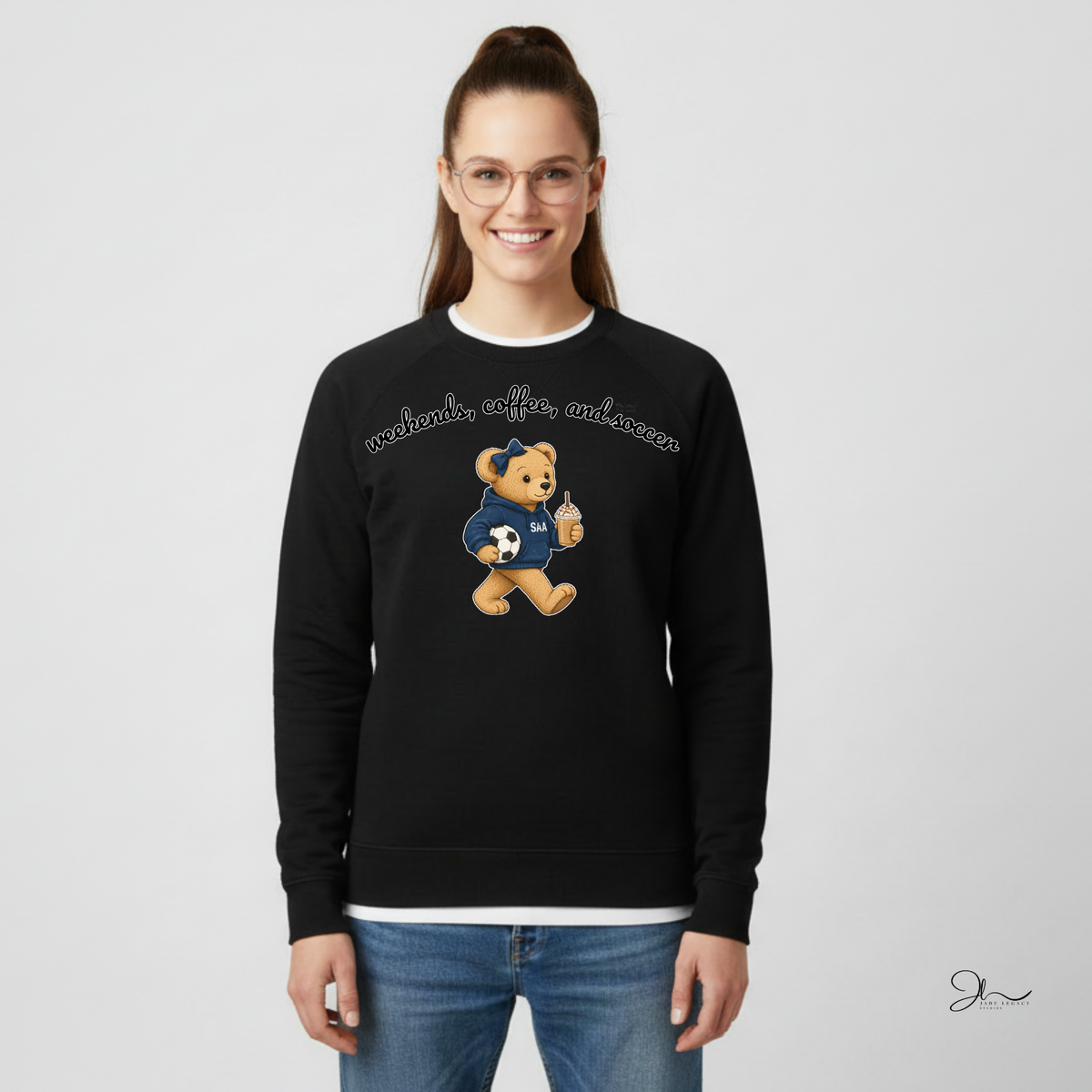 Weekends, Coffee & Soccer Long Sleeve Tee