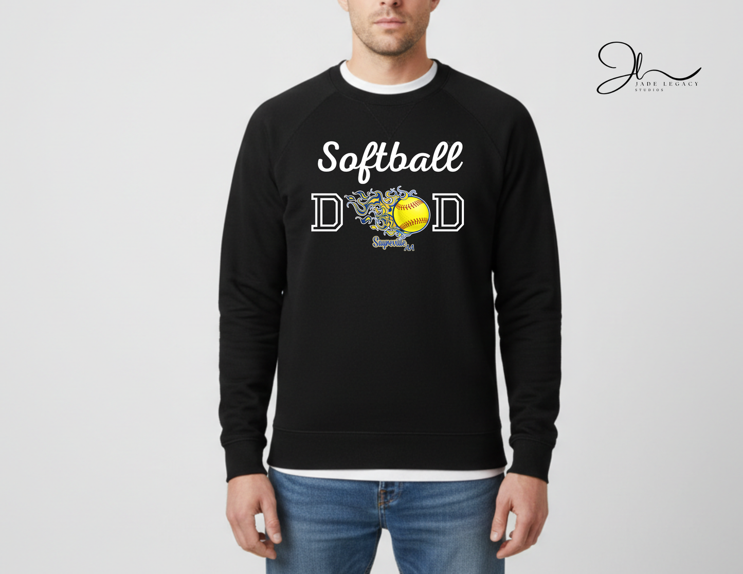 Softball Dad Long Sleeve T-Shirt