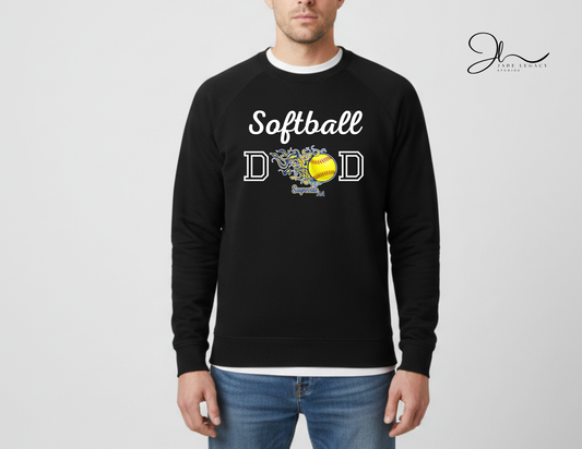 Softball Dad Long Sleeve T-Shirt