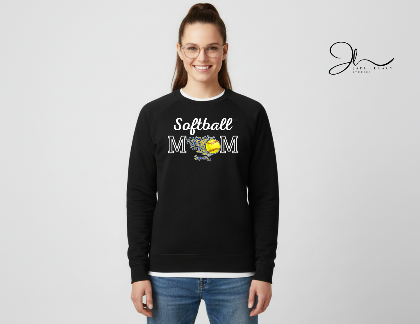 Softball Mom Long Sleeve T-Shirt