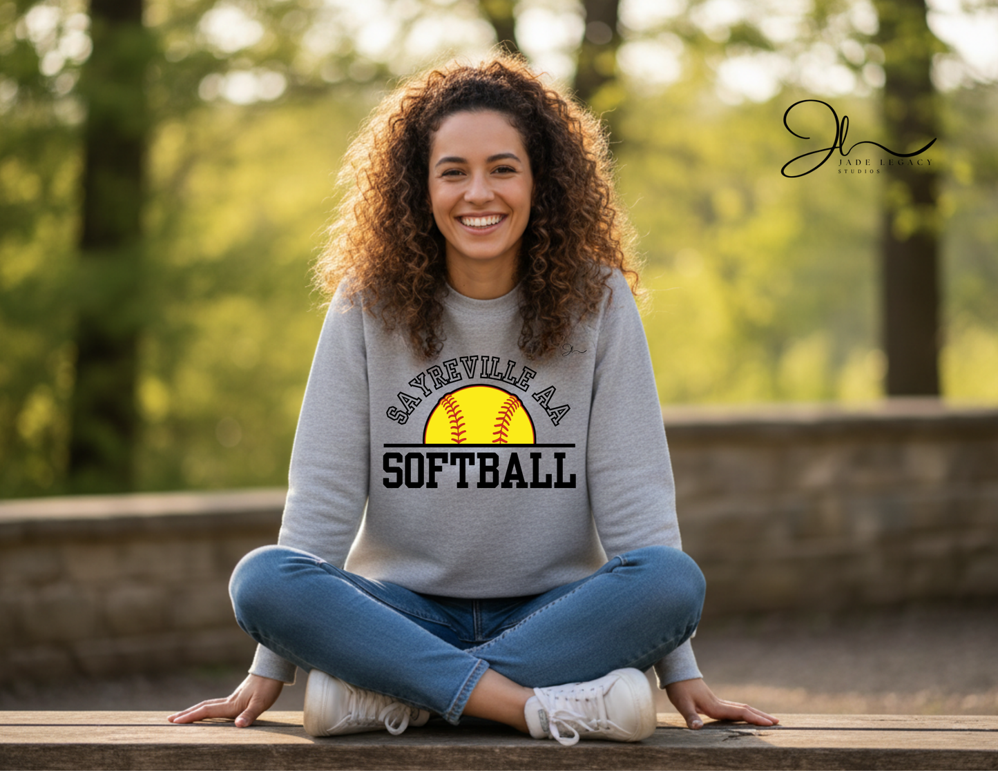 Softball Crewneck Sweatshirt