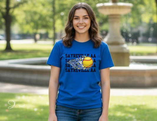 Sayreville AA Stacked Logo T-Shirt
